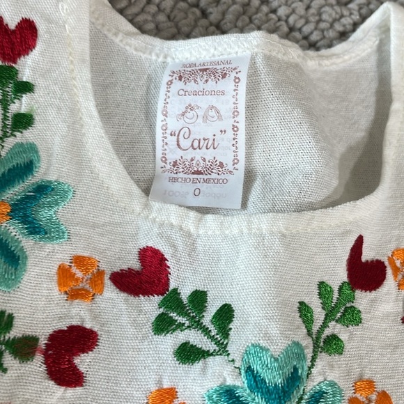 Mexican Embroidered Child’s Dress - Picture 4 of 5